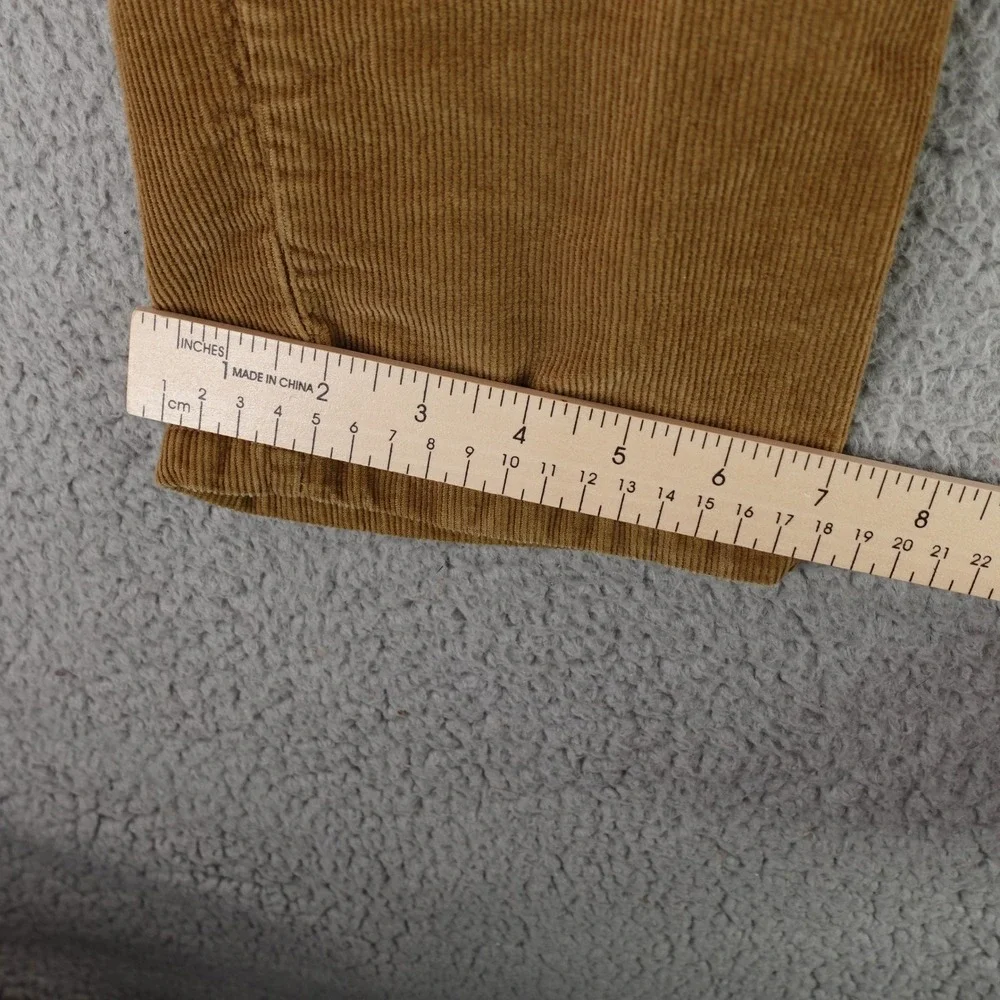 Spoke Cord Fives Pants Mens 32 Build B Brown‎ Corduroy Button Fly Straight Leg
